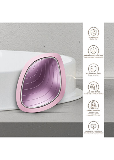 Geske Sonic Warm & Cool Mask Soğutma ve Isıtmalı + Led Terapili + Titreşimli Yüz Maskesi Bakım Cihazı - 6