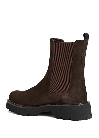 Beymen Club Chelsea Brown Women's Leather Boots - 3