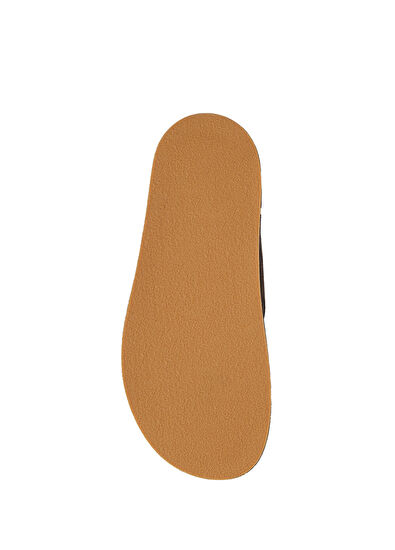 Beymen Club Brown Tassel Detail Women's Suede Sandals - 5