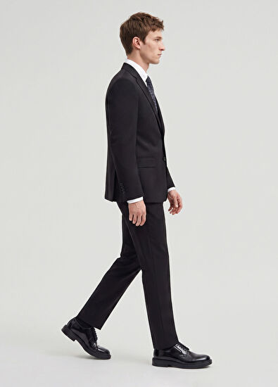 Beymen Club Black Classic Fine Wool Suit - 4
