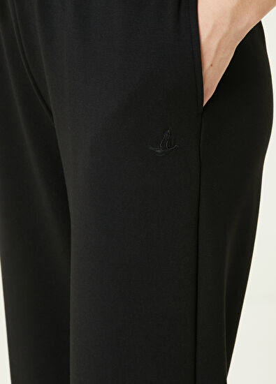 Beymen Club Siyah Logo Detaylı Jogger Pantolon - 4