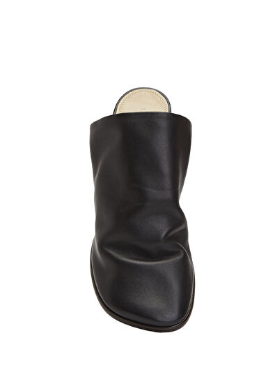 Lemaire Glove Koyu Kahverengi Kadın Deri Terlik - 4