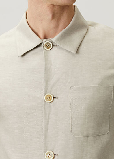 Moorer Beige Wool Jacket - 5