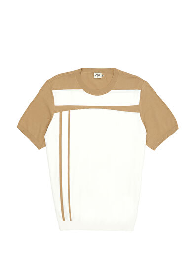 Beymen Club Deve Tüyü Jakarlı Kısa Kollu Kazak - 7