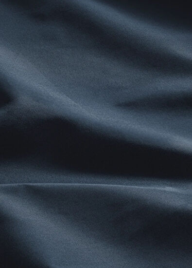 Penelope Pure Series Navy Blue Cotton Percale Double Fitted Sheet Set 160 x 200 cm - 4
