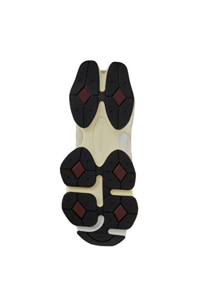 9060 Lifestyle Bej Kadın Deri Sneaker - Görsel 7