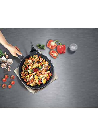 Tefal Titanyum 2X XL Difüzyon Tabanlı Kapaklı Sahan 24 cm - 5