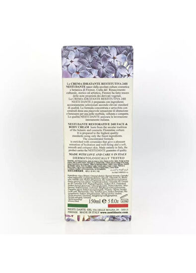 Nesti Dante Romantica Toskana Mor Salkım ve Leylak Kokulu Nemlendirici Cilt Vegan Bakımı Yüz ve Vücut Kremi 150 gr - 4