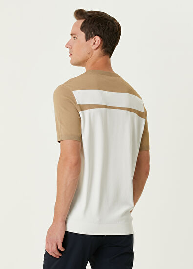 Beymen Club Deve Tüyü Jakarlı Kısa Kollu Kazak - 5