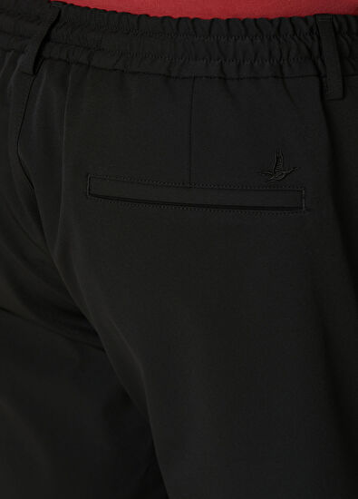 Beymen Club Siyah Beli Kordonlu Magnetic Teknik Şort - 5