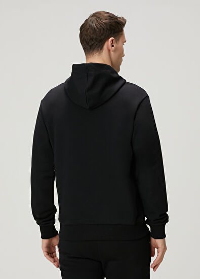 Beymen Club Siyah Kapüşonlu Sweatshirt - 4