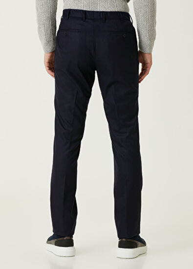 Rota Lacivert Yün Pantolon - 3