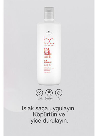 Bonacure BC Clean Repair Shampoo 1000 ml - 3