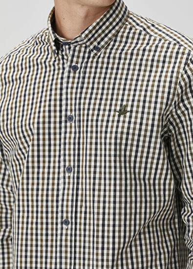 Beymen Club Yeşil Pötikare Desenli Gömlek - 6