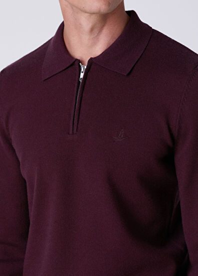 Beymen Club Plum Polo Sweater - 6