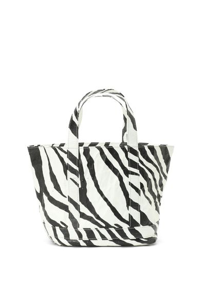 Mehry Mu Cosima Mini Zebra Kadın Deri Alışveriş Çantası - 4