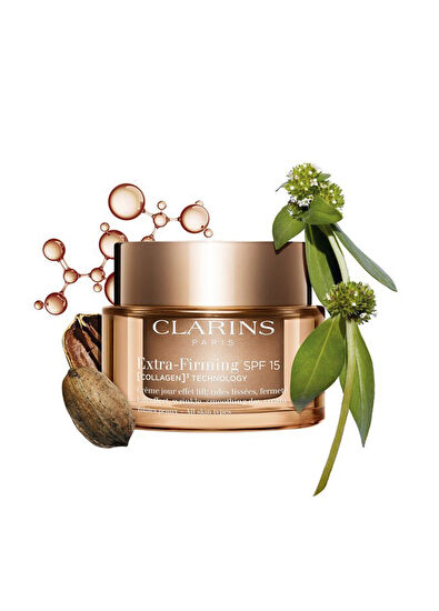 Clarins Extra Firming SPf15 Korumalı Tüm Cilt Tipleri İçin Sıkılaştırıcı & Dolgunluk Veren Gündüz Kremi 50 ml - 3