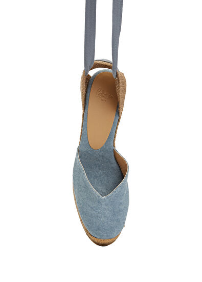 Chiara Açık Mavi Kadın Organik Pamuk Espadril - Görsel 5