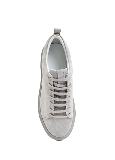 Gri Kadın Süet Sneaker Beymen Club Gri Kadın Süet Sneaker - 4