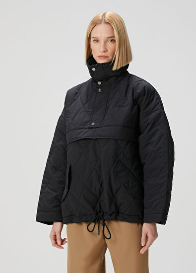 Margaux Lonnberg Logan Siyah Kapitoneli Ceket - 3