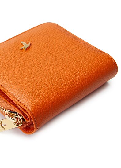 Beymen Club Orange Women's Leather Wallet - 5