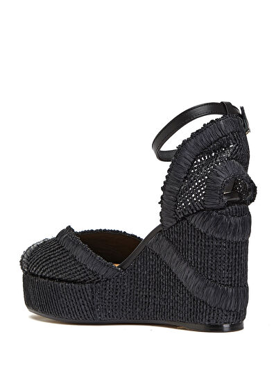 Siyah Kadın Espadril - Görsel 4