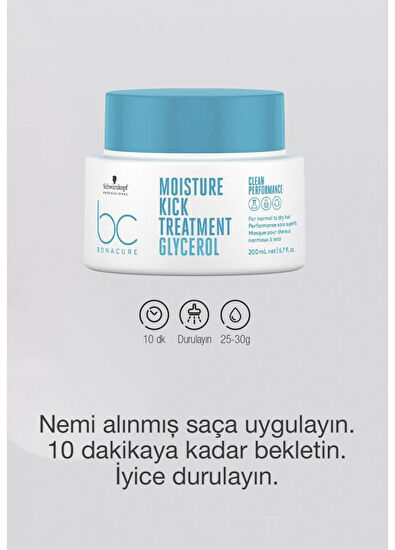 Bonacure BC Clean Moisture Charging Cure Hair Mask 200 ml - 3