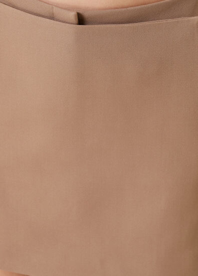 Fendi Bej Mini Yün Etek - 4