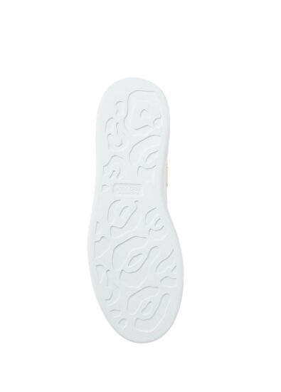 McQueen Oversized Beyaz Kadın Deri Sneaker - 5