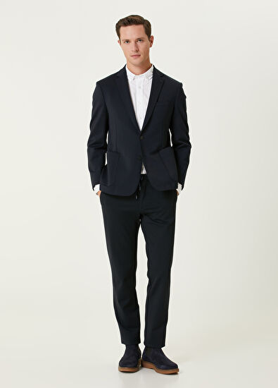 Beymen Club Navy Blue Knitted Blazer - 3