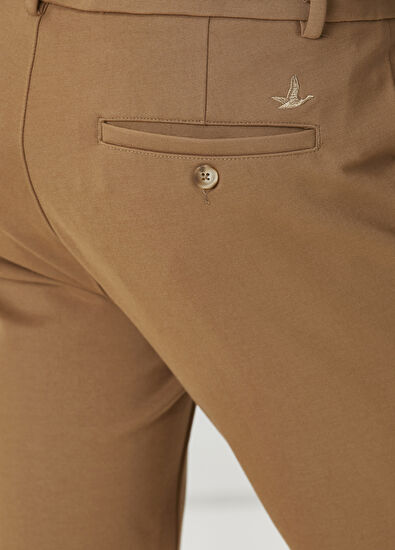 Beymen Club Deve Tüyü Beli Kordonlu Örme Chino Pantolon - 5