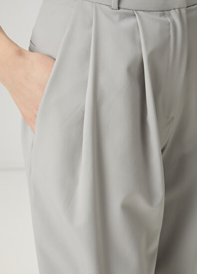 Beymen Club Aqua Green Pleated Pants - 7