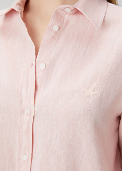 Beymen Club Somon Keten Gömlek - 5