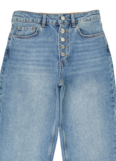 Beymen Club Blue Wide Leg Jeans - 7