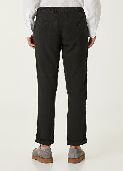 Beymen Club Black Linen Trousers - 3