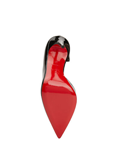 Iriza Siyah Deri Stiletto - Görsel 7