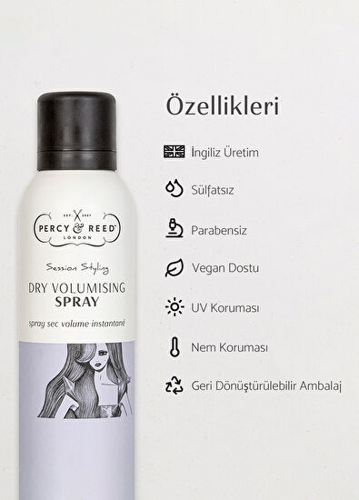 Percy & Reed Session Styling Hacimlendirici Saç Spreyi 200 ml - 3
