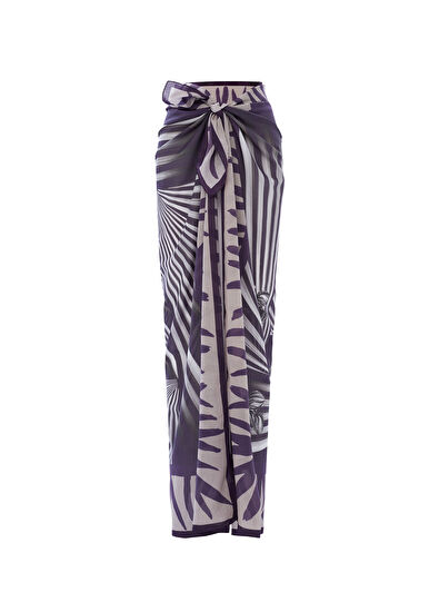 Selin Küçüksöz Sacred Geometry Çok Renkli Kadın Pareo Şal - 4