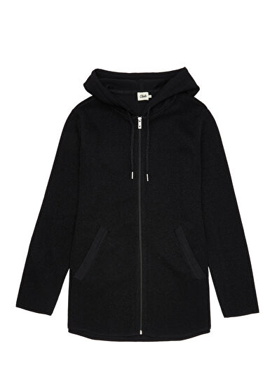 Beymen Club Siyah Sim Dokulu Hırka - 7