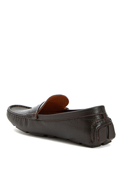 Beymen Club Koyu Kahverengi Erkek Deri Loafer - 3