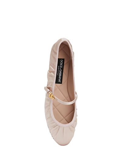 Dolce&Gabbana Powder Satin Ballet Flats - 4