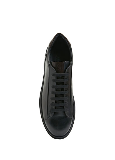 Beymen Club Siyah Erkek Deri Sneaker - 4