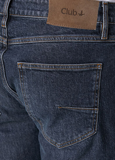 Beymen Club Slim Fit Dark Blue Wash Jeans - 5