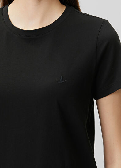 Beymen Club Siyah Dökümlü T-shirt - 6