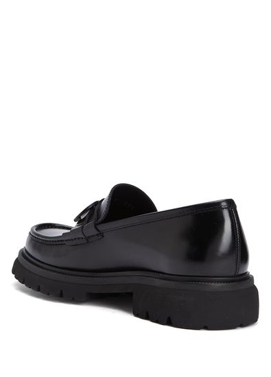 Ferragamo Bleecker Black Men's Leather Loafers - 3