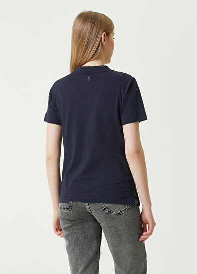 Beymen Club Lacivert V Yaka Basic T-shirt - 5