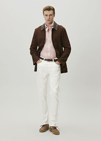 Beymen Club Comfort Fit Somon Keten Gömlek - 4