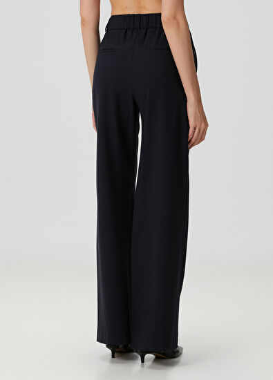 Beymen Club Lacivert Geniş Paça Pantolon - 4