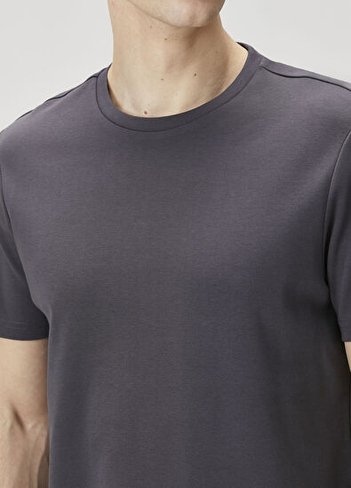 Beymen Club Regular Fit Anthracite T-Shirt - 5