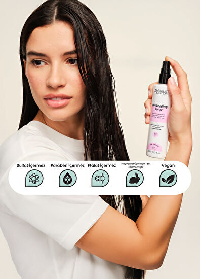 Tangle Teezer Everyday Detangling Wheat Protein Dolaşık İnce Telli ve Normal Saç Açıcı Sprey 150 ml - 4